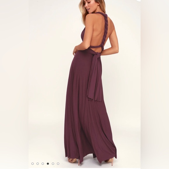 Lulus Tricks Of The Trade Plum/Purple Small NEW - Picture 5 of 8